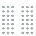 Two columns of chairs with three chairs per row