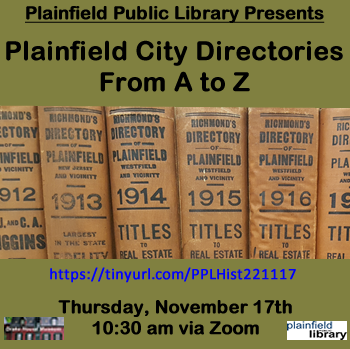 Plainfield City DIrectories from A to Z