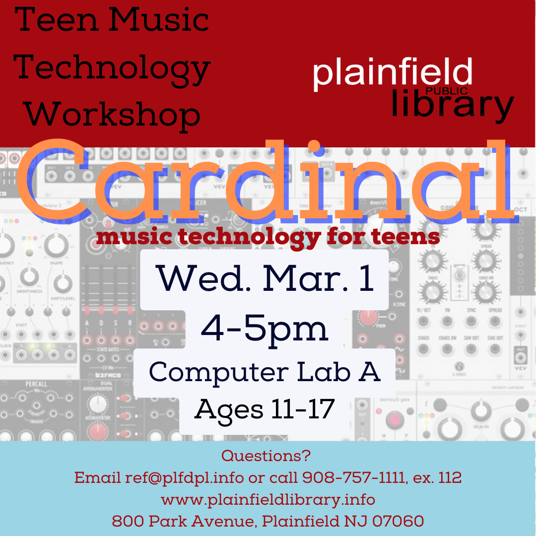 Cardinal - Music Technology workshop for teens