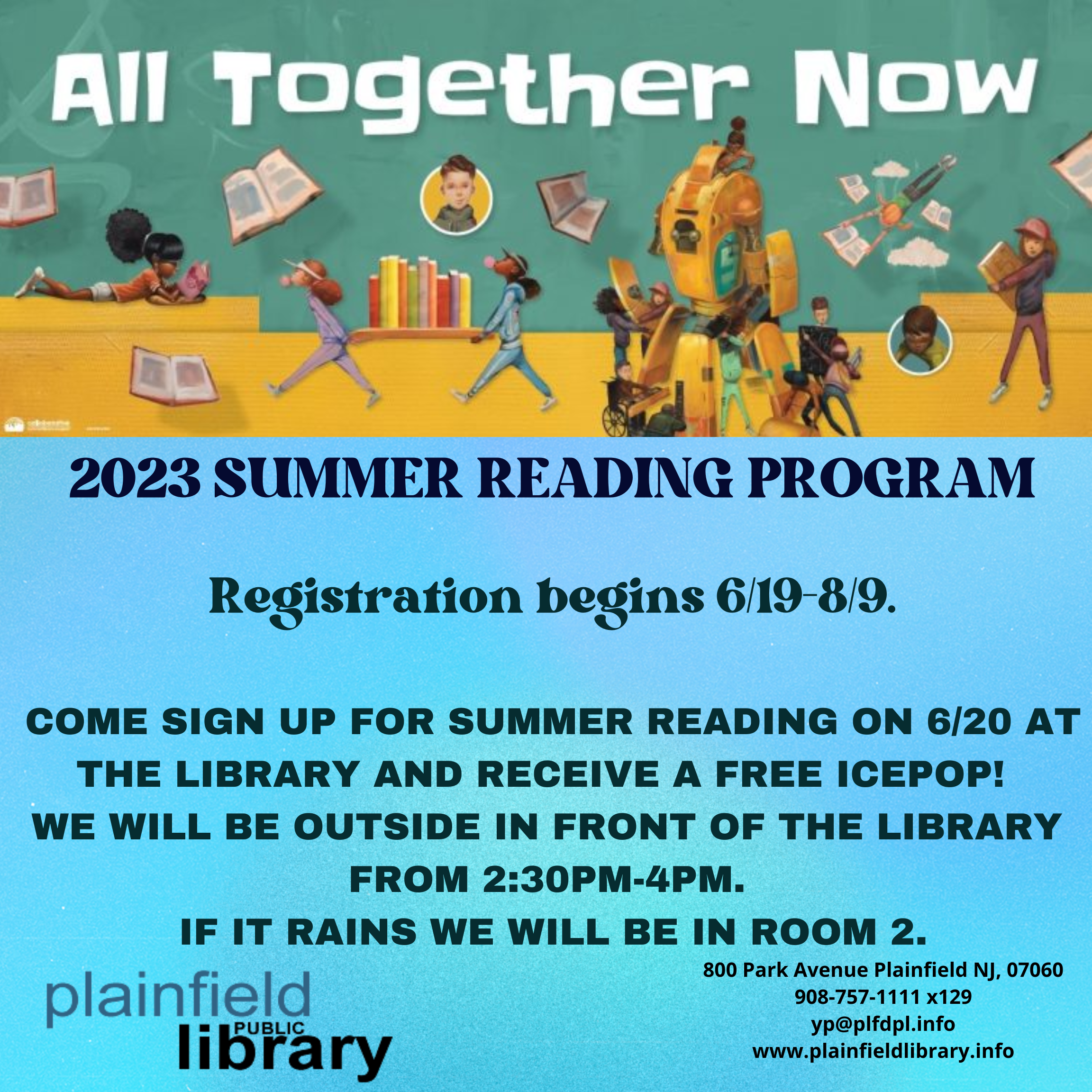 Summer Reading Program Sign Up!