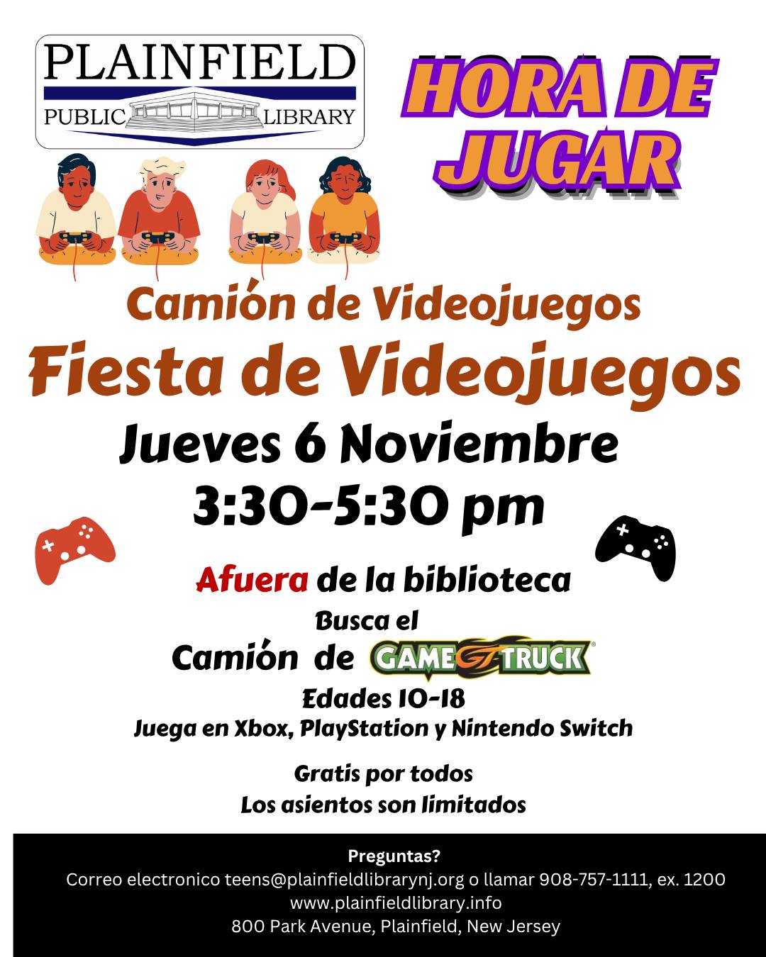 Video Game Party Spanish