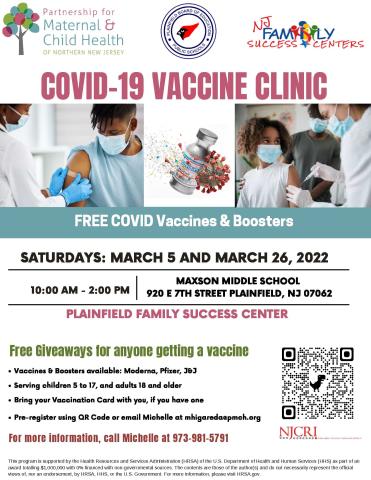COVID-19 Vaccination Clinic Flier
