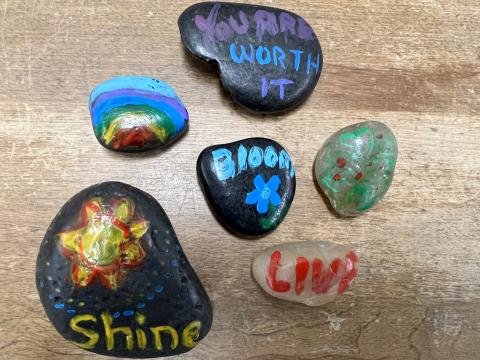 Kindness Rocks: a few samples