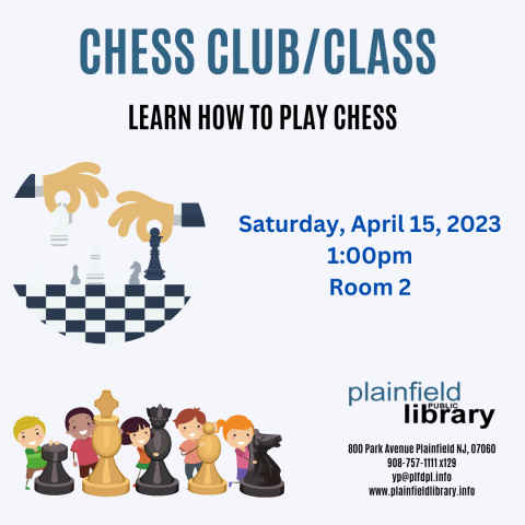 Join us for Chess time. If you don't know how to play, we have a teacher.