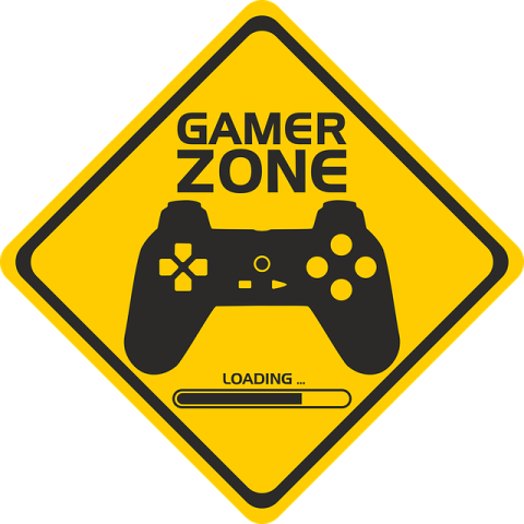 Gamer Zone sign