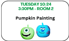 Join us for pumpkin painting