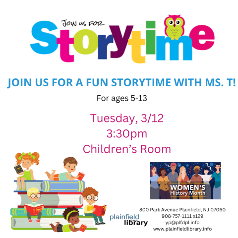 Women's History Storytime with Ms.T