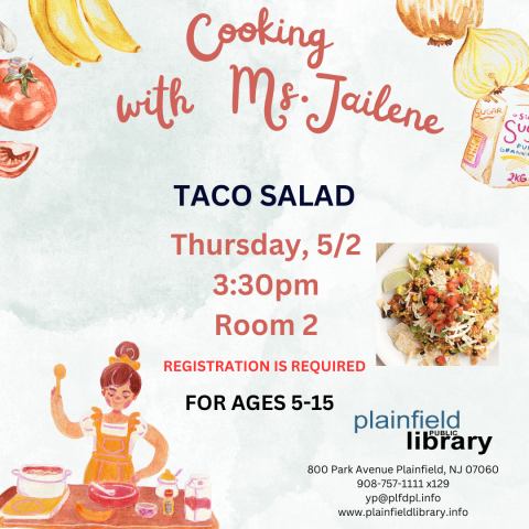 Join Ms. Jailene and make a healthy salad.