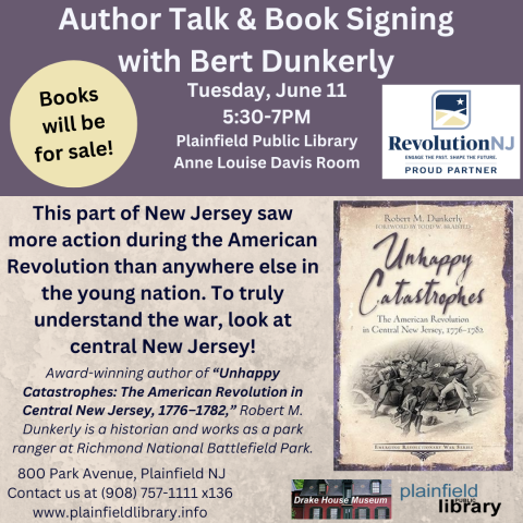 Author Talk & Book Signing with Bert Dunkerly