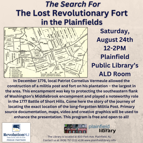 The Search For The Lost Revolutionary Fort in the Plainfields