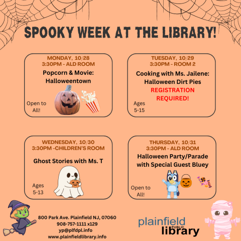 Spooky Week At The Library