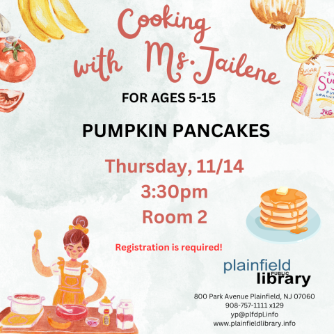 Cooking with Ms. Jailene: Pumpkin Pancakes