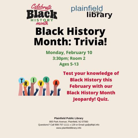 Black History Month Trivia