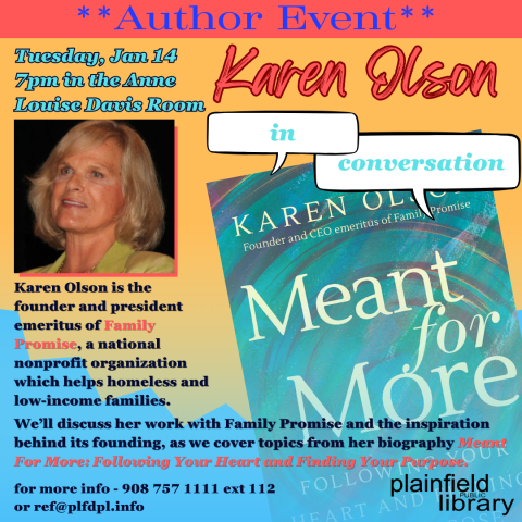 Author Karen Olson in Conversation