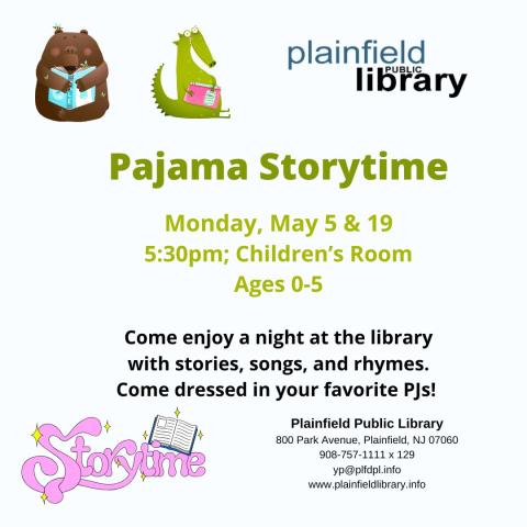 May Pajama Storytime