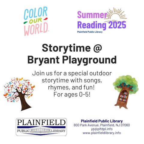 Storytime at Bryant Playground