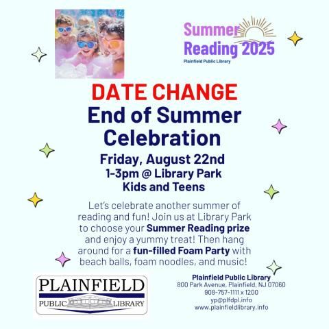 End of Summer Reading Celebration