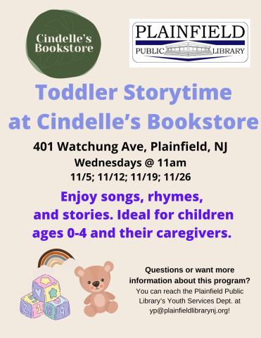 Storytime at Cindelle's Bookstore