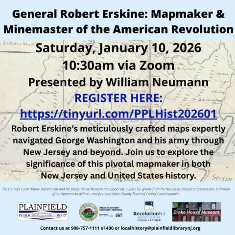 General Robert Erskine: Mapmaker and Minemaster of the American Revolution