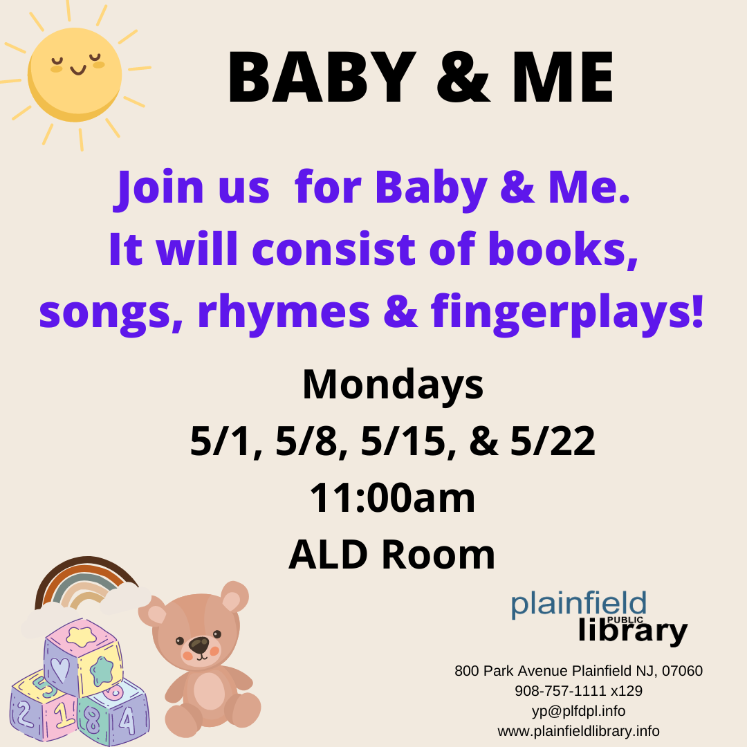 Join us for stories, finger rhymes and songs for baby.