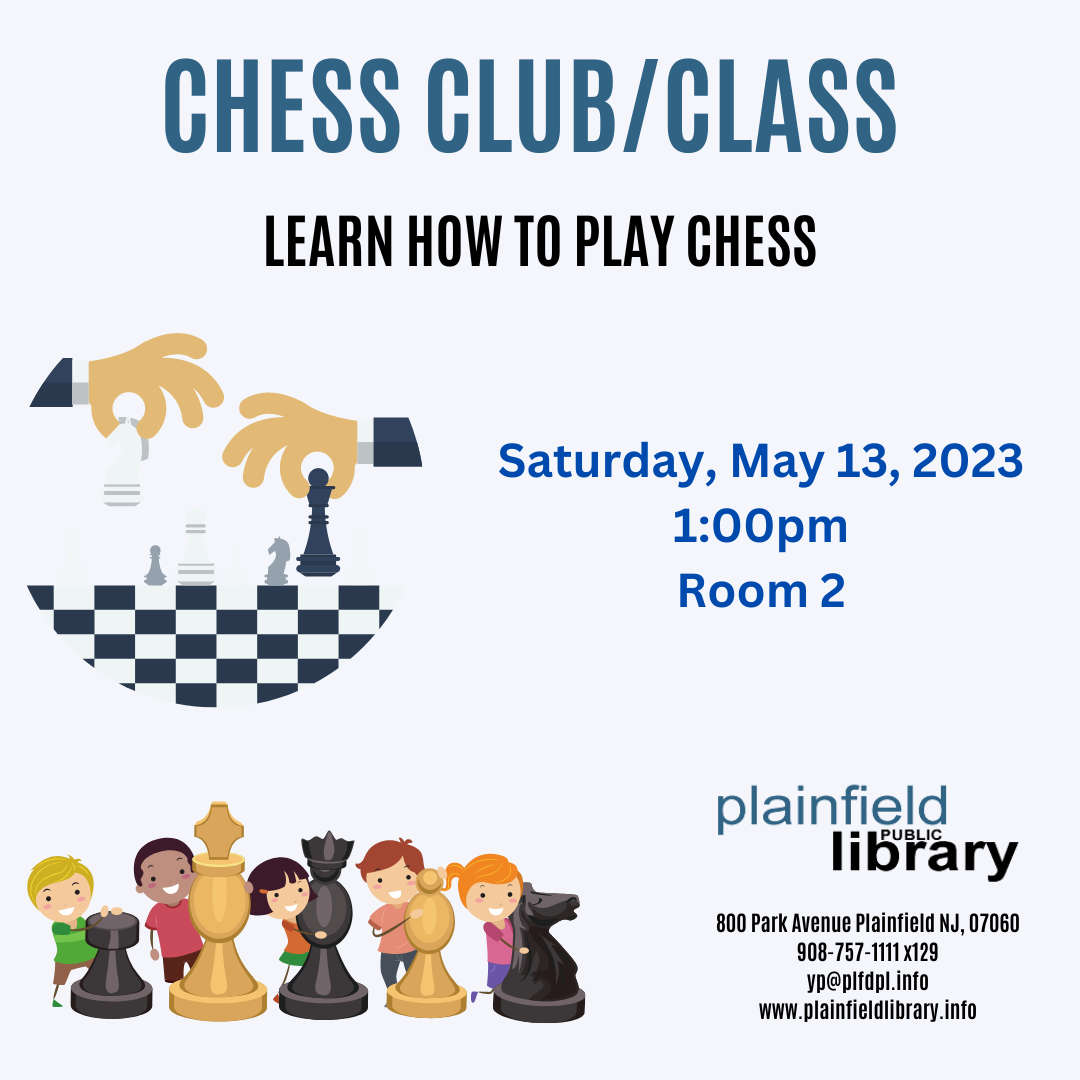 Learn how to play chess or just come and play.