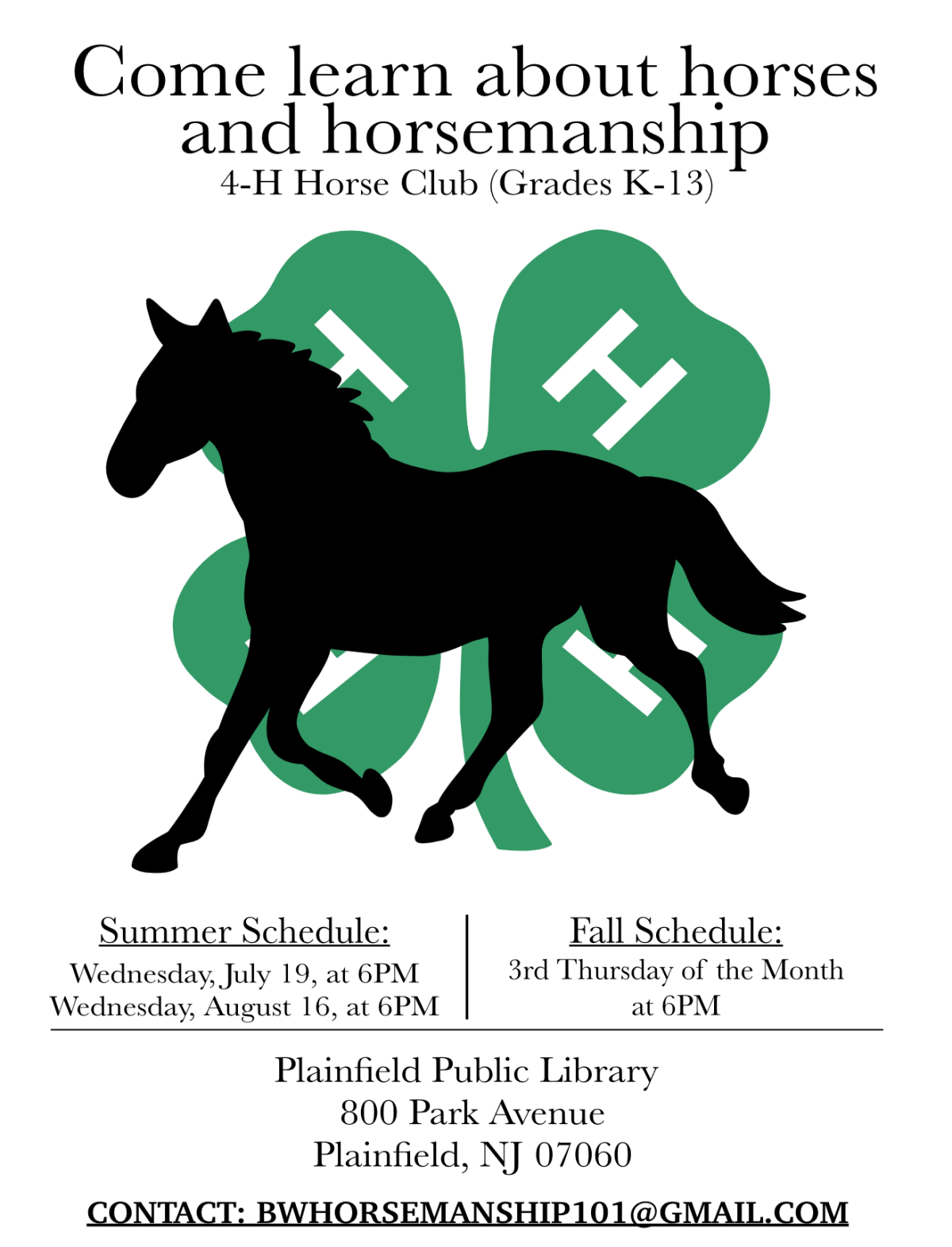 Horsemanship flyer