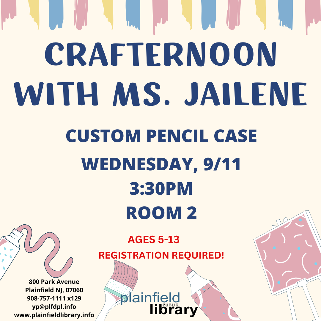 Register to make a pencil case with Ms. Jailene.