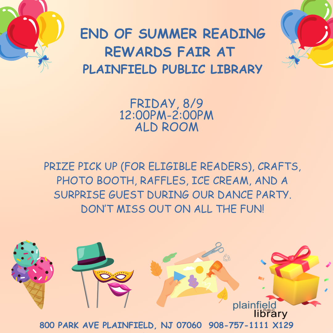 End of Summer Reading Celebration Fair