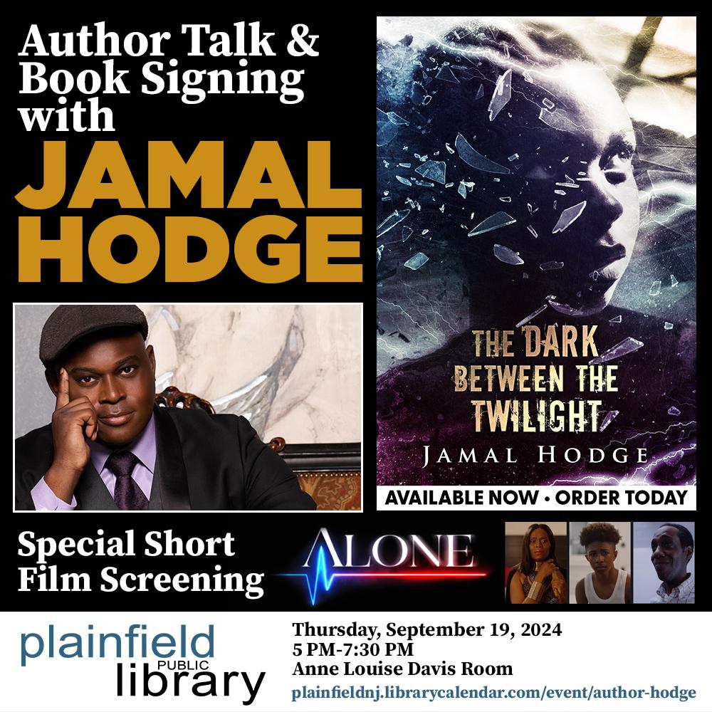 Author Talk & Book Signing with Jamal Hodge