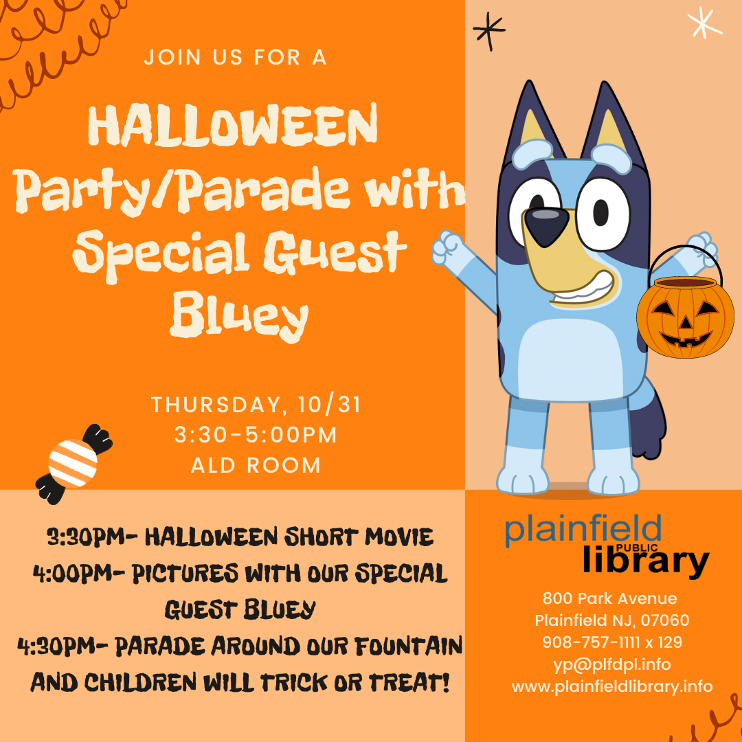 Halloween Party/Parade with Special Guest Bluey