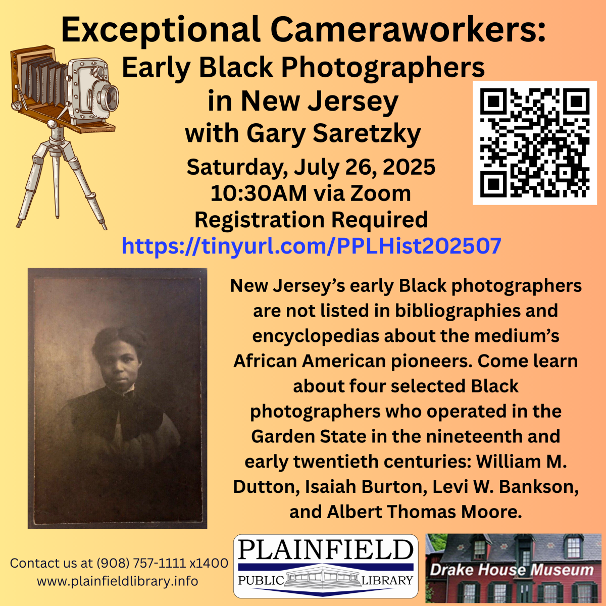 Exceptional Cameraworkers: Early Black Photographers in New Jersey