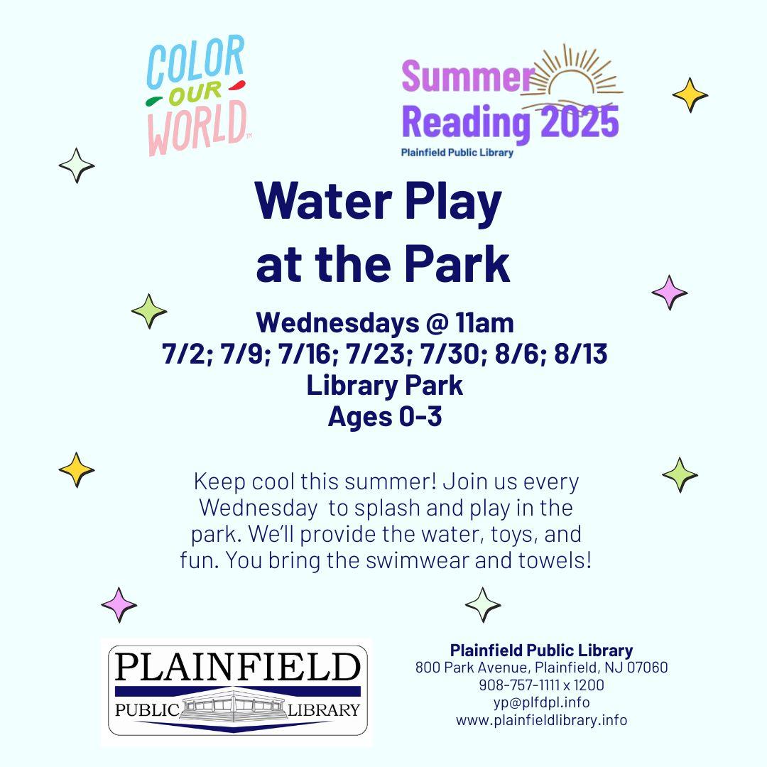 Water Play Wednesdays