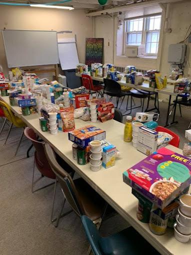 El Centro Hispanoamericano's Food Distribution