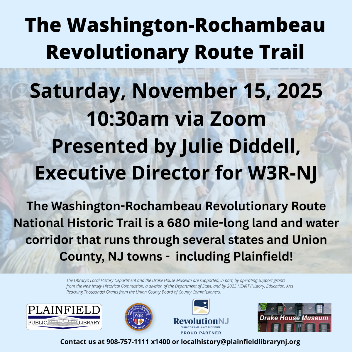 The Washington Rochambeau Trail, with Julie Diddell