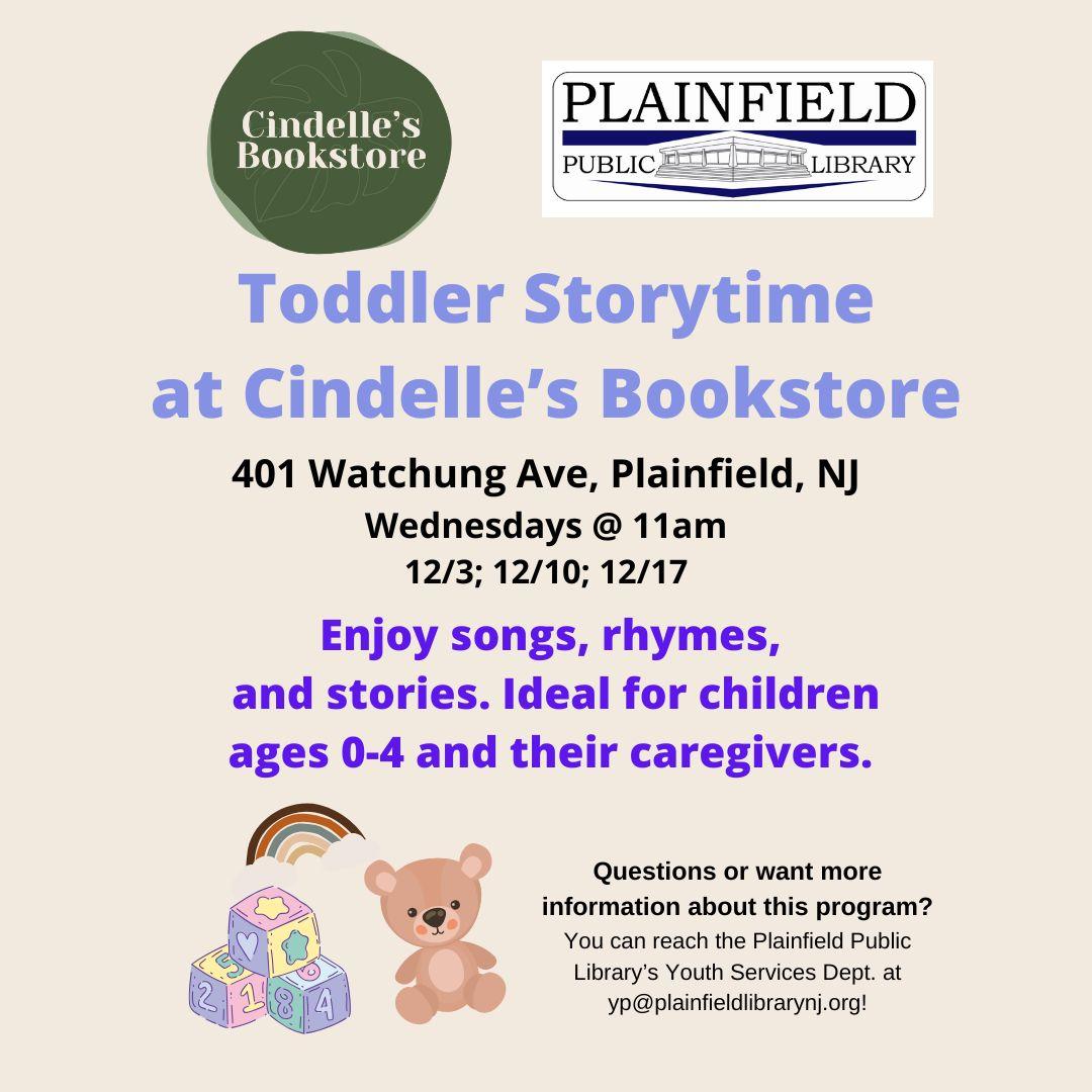 Storytime at Cindelle's Bookstore